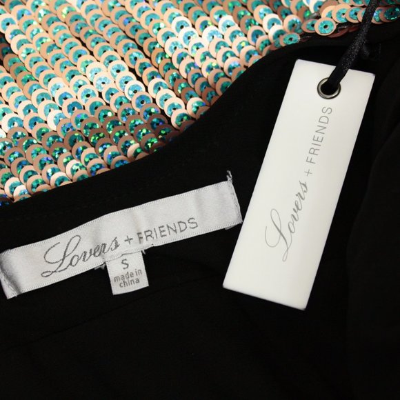 Revolve Lovers + Friends Mermaid Sequin Sheath Dress S - Picture 11 of 11